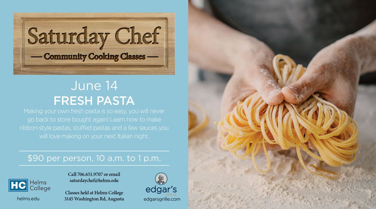 Saturday Chef: Fresh Pasta