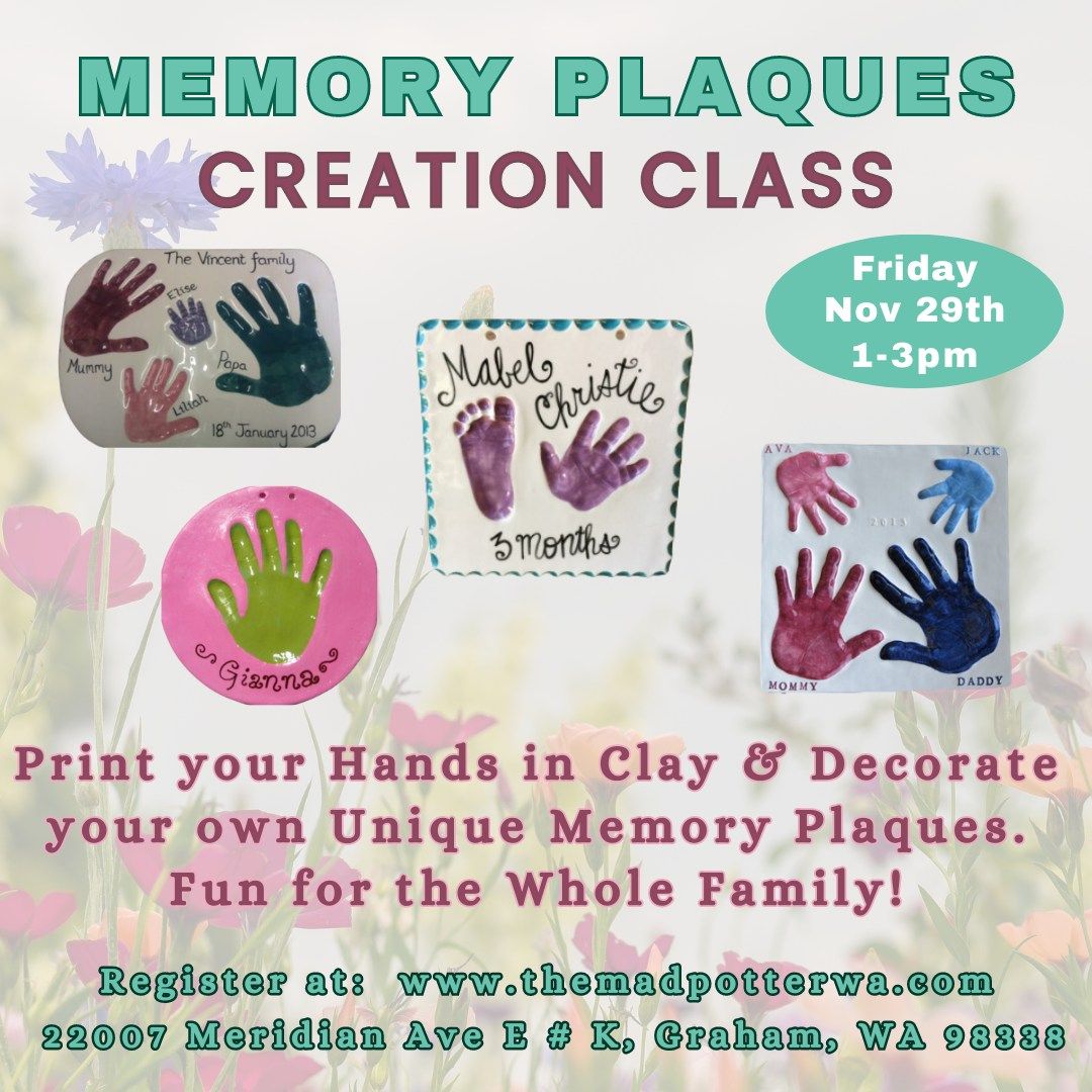 Memory Plaques Creation Class