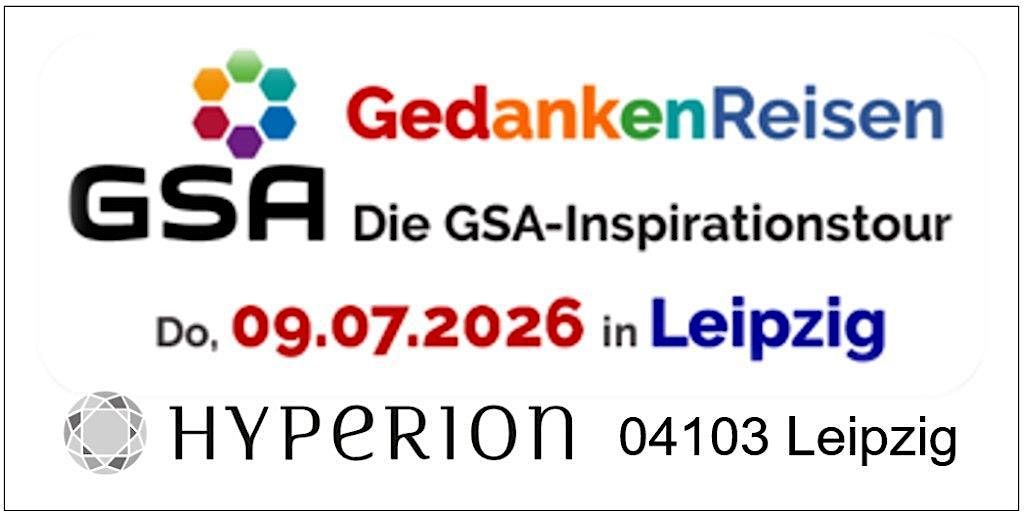 GSA-Inspirationstour in LEIPZIG: 6 Redner:innen je 10 Min.