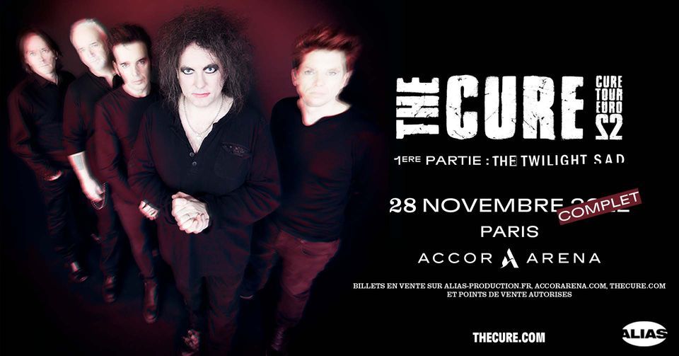 (Complet) THE CURE \u2022 Paris - Accor Arena \u2022 28 novembre 2022