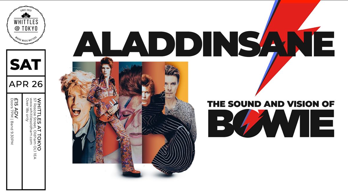 Aladdinsane - The Sound & Vision of Bowie Tribute