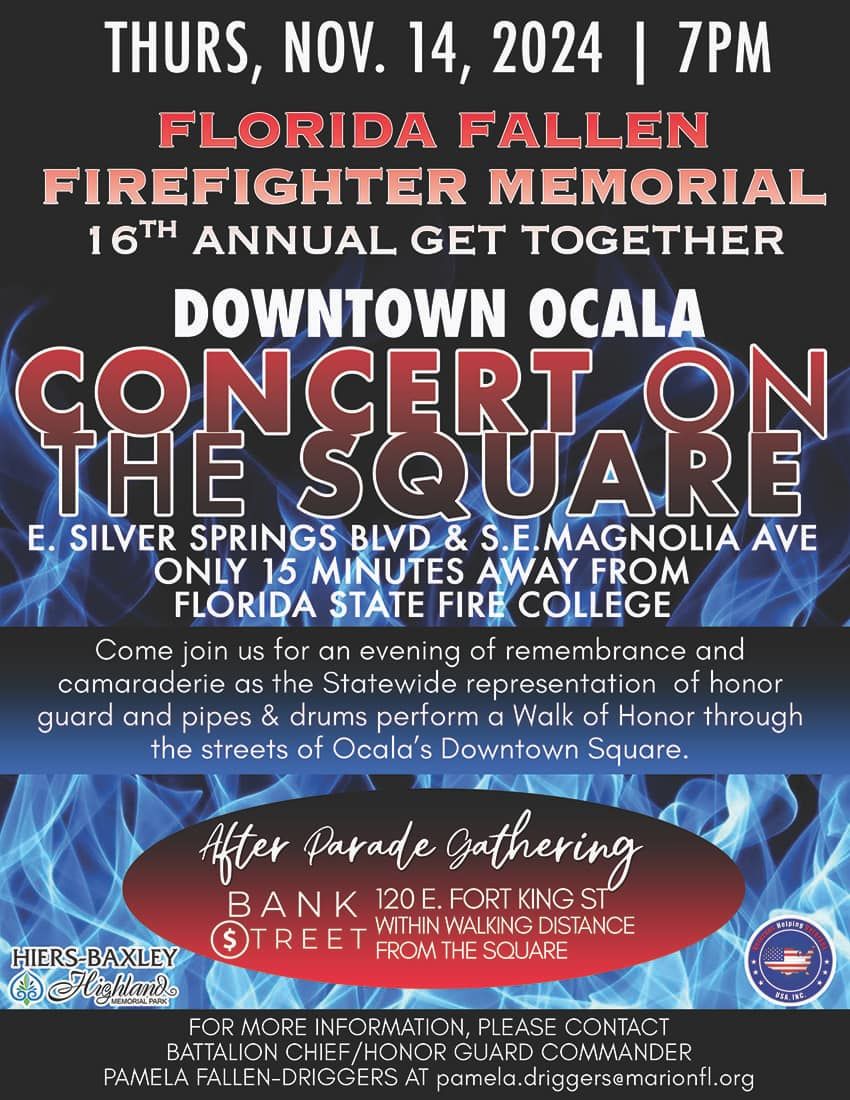 Fallen Firefighter Memorial 'Concert on the Square'