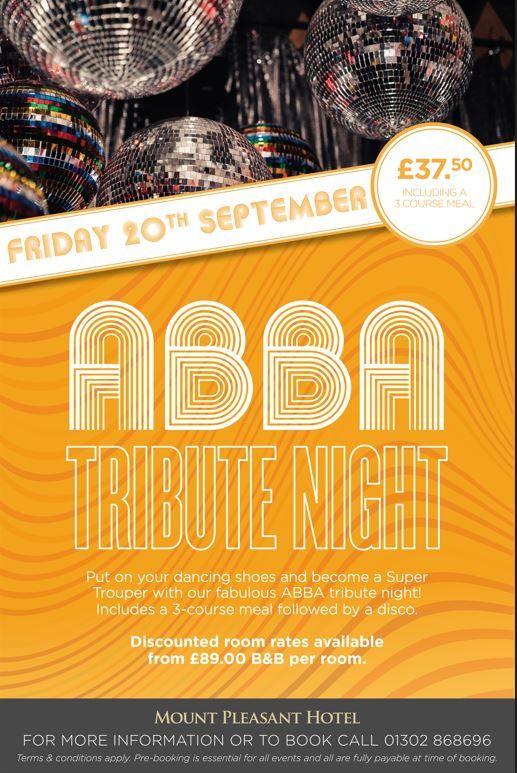 ABBA Tribute Night - SOLD OUT