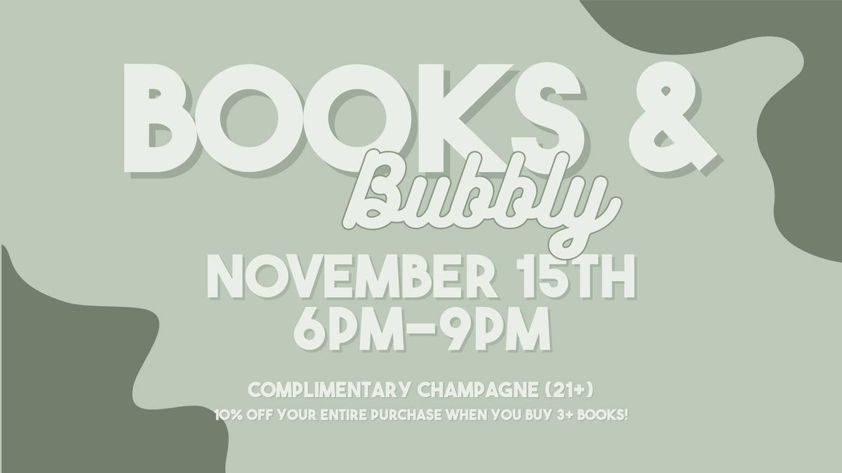 Books & Bubbly