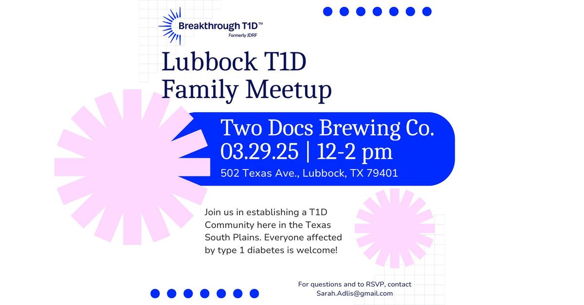 Lubbock T1D Family Meetup