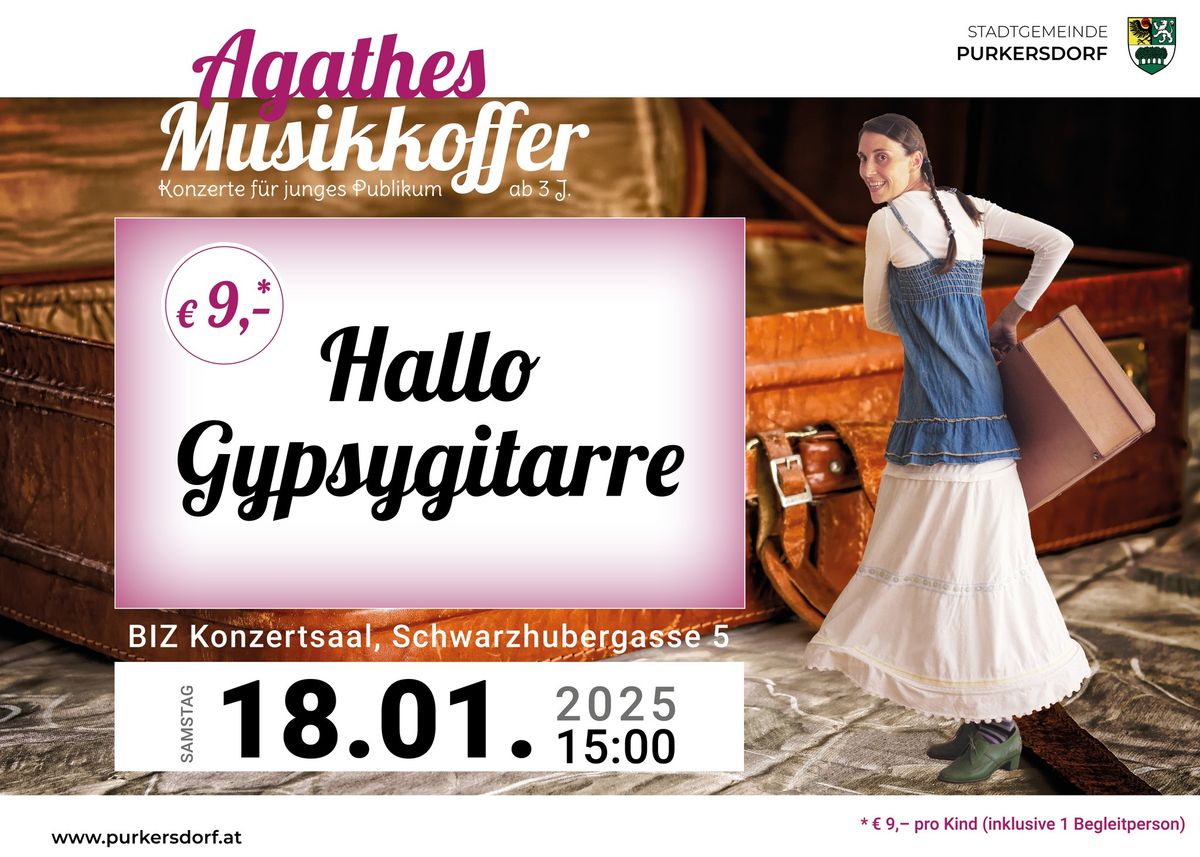 Agathes Musikkoffer - Hallo Gypsygitarre