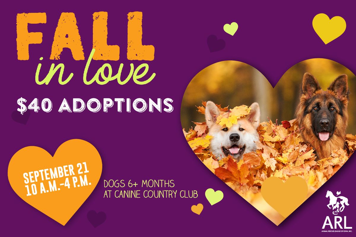 ARL Adoption Event at Canine Country Club