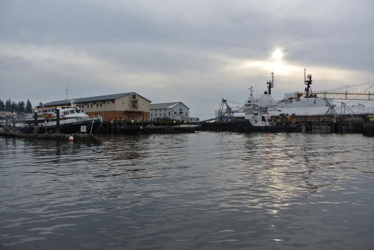 Tour a Bellingham waterfront cleanup site: Harris Shipyard