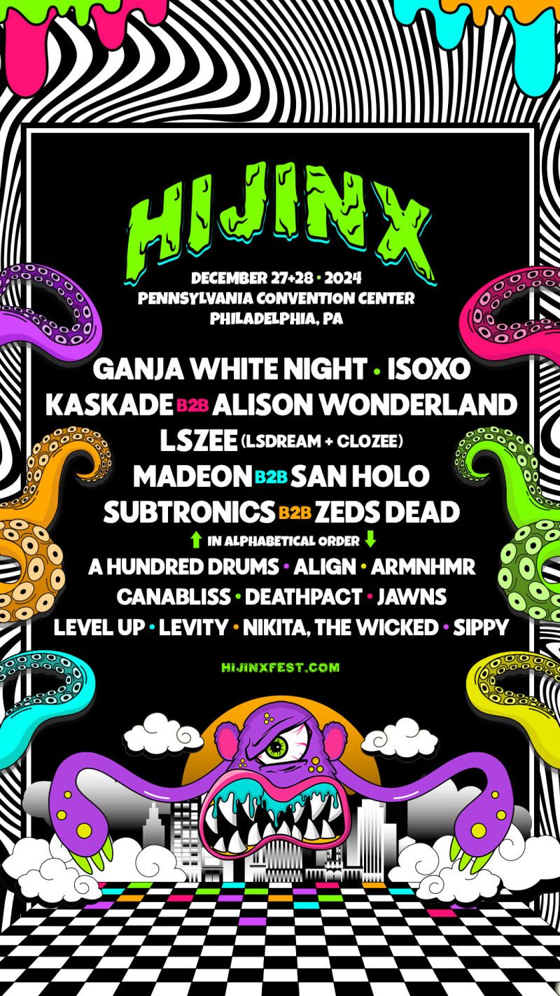 Hijinx with Subtronics and Ganja White Night (18+)