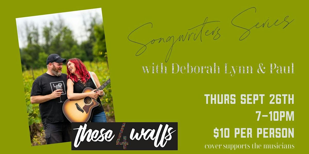 Songwriters Series with Deborah Lynn & Paul in the gallery