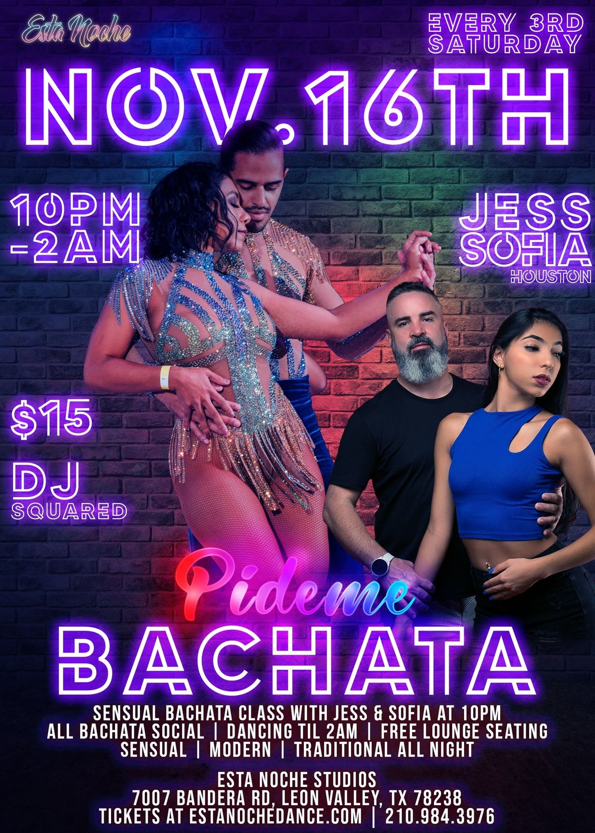 Pideme Bachata | The Ultimate ALL BACHATA SOCIAL | Every 3rd Saturday