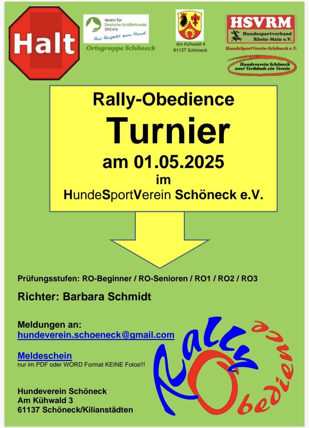 Rally Obedience Turnier \/ 1.Mai Feier 