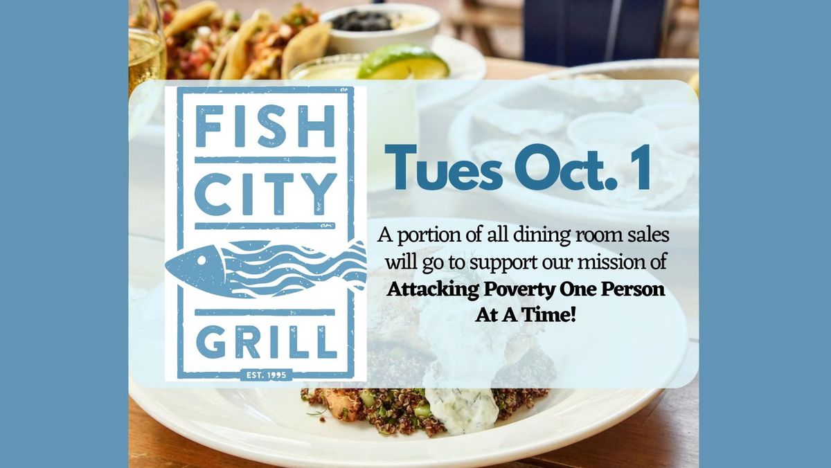 Savor the Good: Fish City Grill Fundraiser