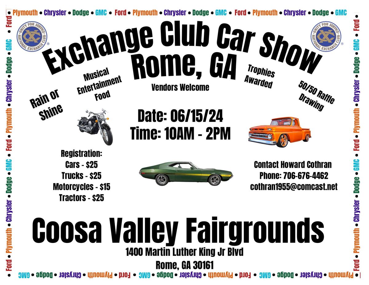 Exchange Club Car Show
