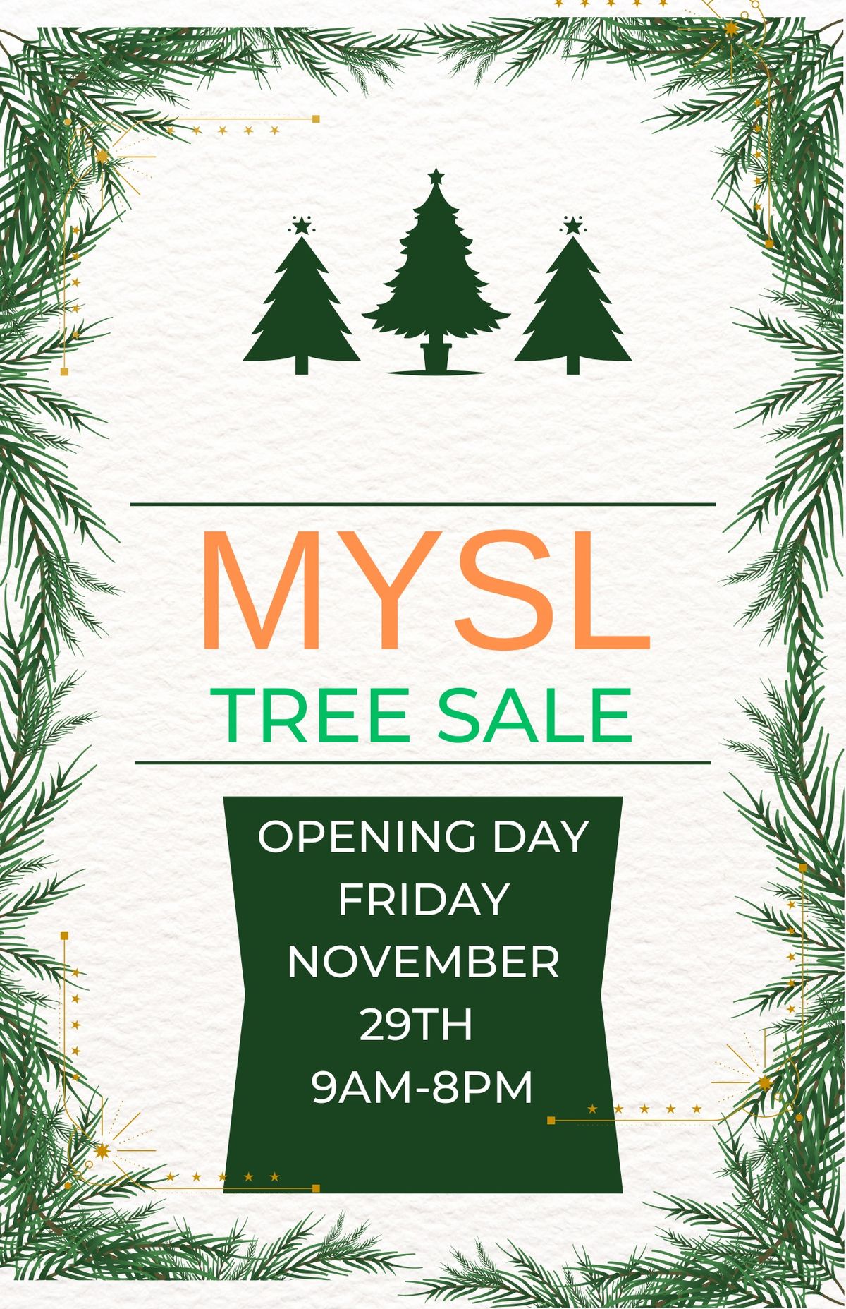 MYSL Christmas Tree Fundraiser 