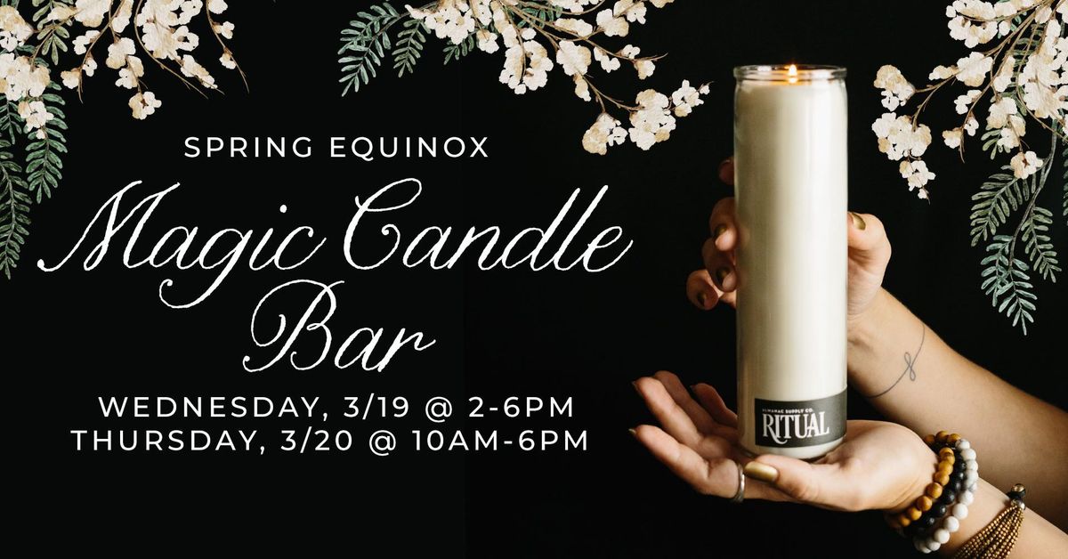 Spring Equinox Magic Candle Bar