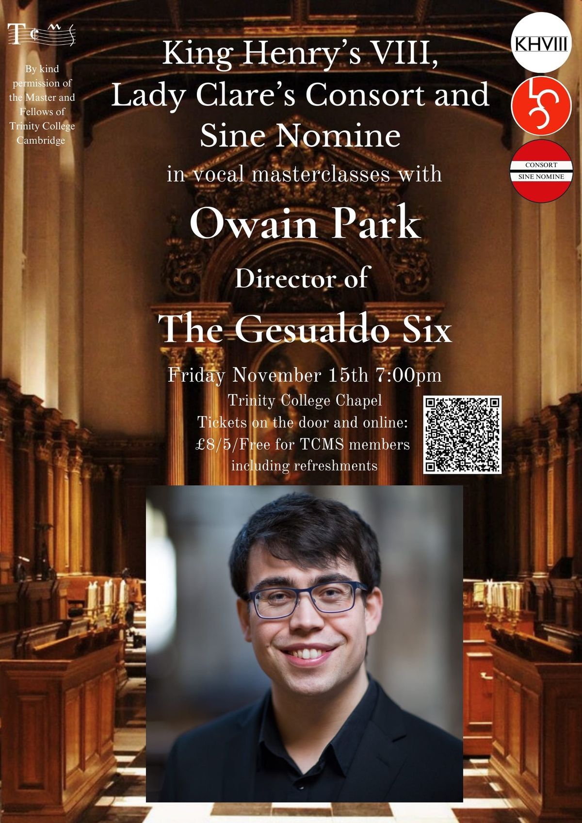 Vocal masterclasses with Owain Park