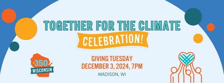 "Together for the Climate" Giving Tuesday Celebration