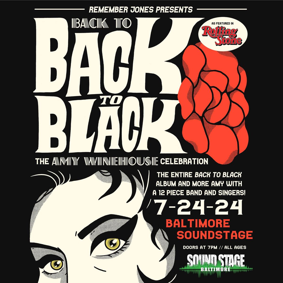 back to BACK TO BLACK: the Amy Winehouse Celebration at Baltimore Soundstage