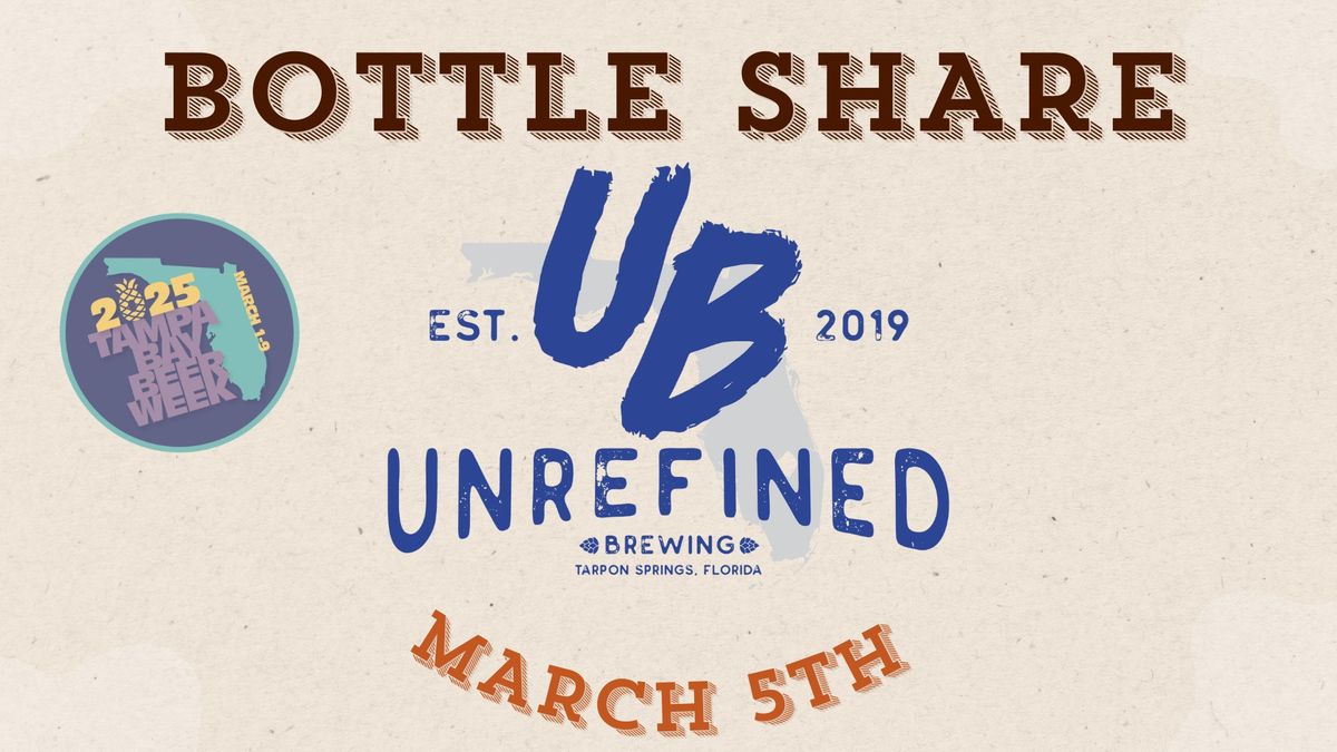 TBBW Annual Bottle Share at Unrefined