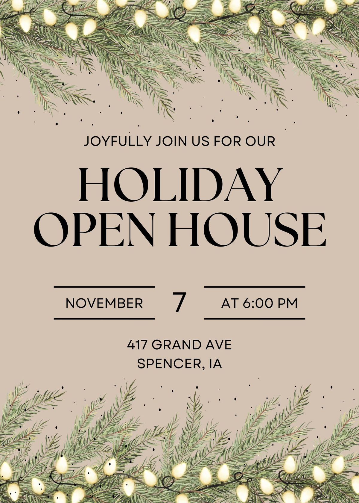 Holiday Open House