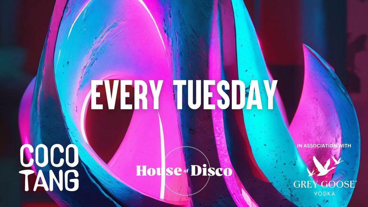 House of Disco - Every Tuesday FT. LIVE SAX! \ud83c\udfb7\ud83e\udea9