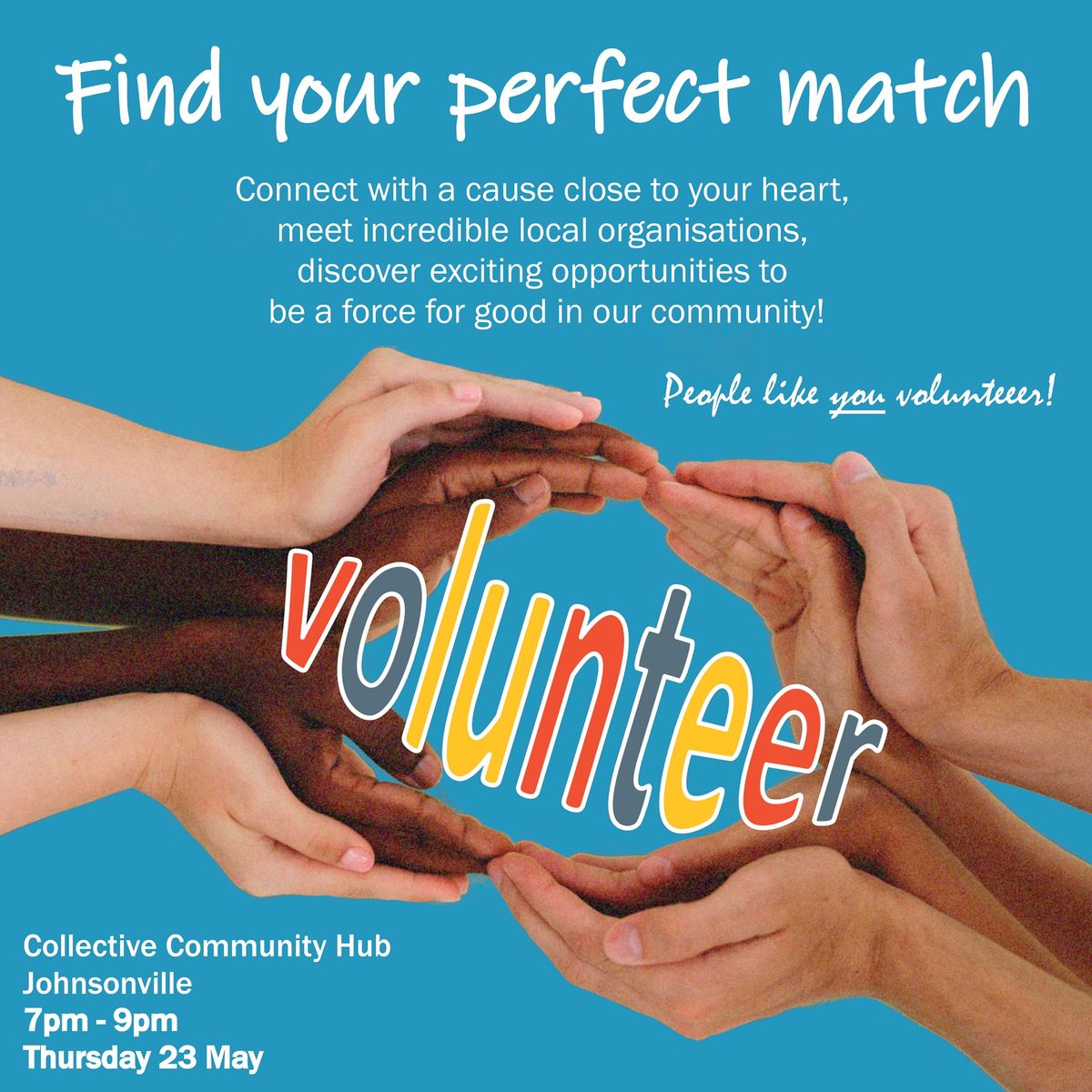 Find Your Match - Volunteer Information Evening