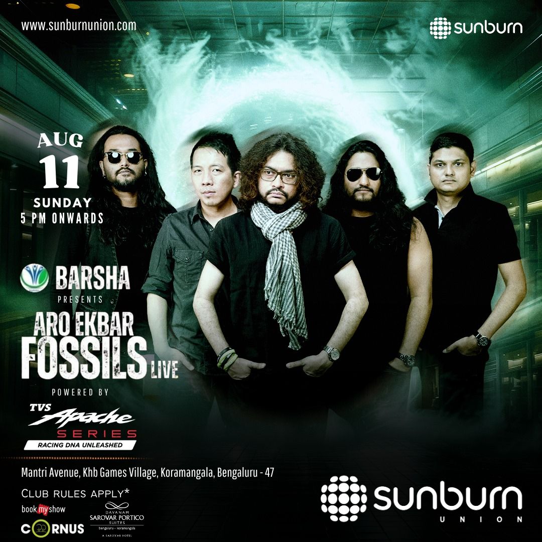 FOSSILS LIVE CONCERT IN BENGALURU!