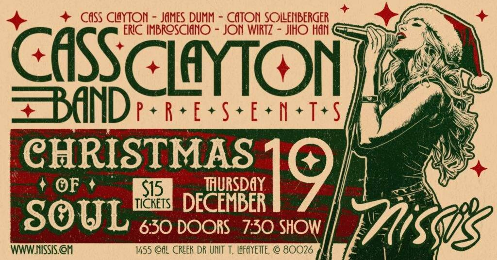 Cass Clayton Band Presents\u2026 Christmas of Soul