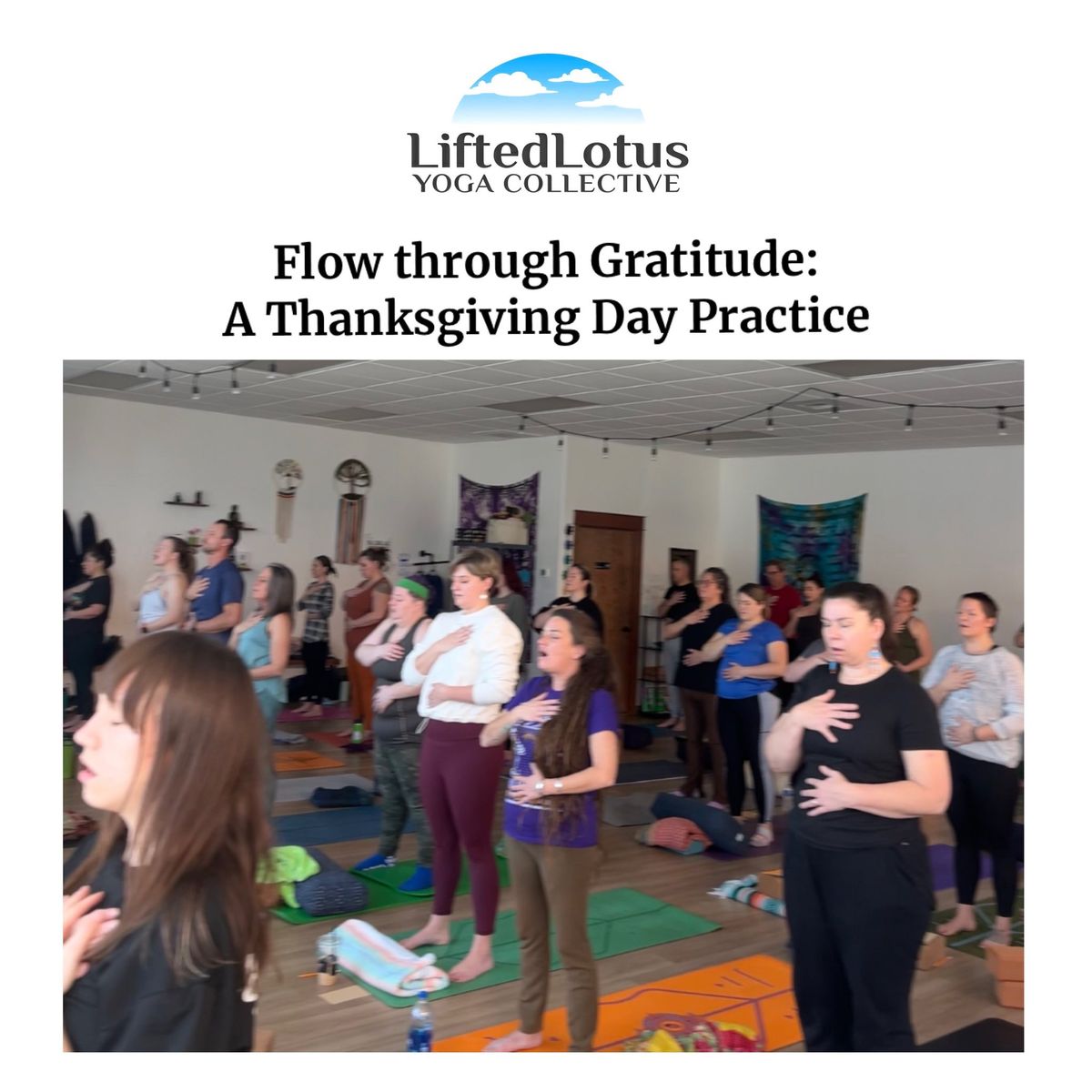 Flow through Gratitude ~ A Thanksgiving Day Practice 