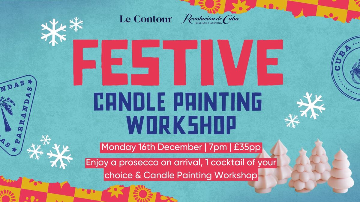 Festive Candle Painting Workshop