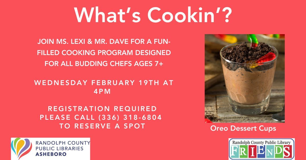 What's Cookin'? - Oreo Dessert Cups! - registration required