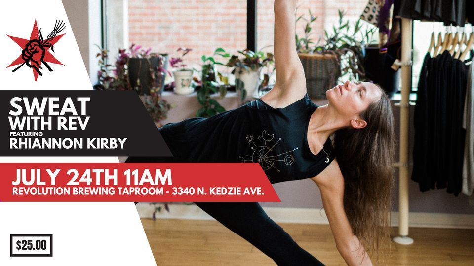 Sweat With Rev - Featuring Rhiannon Kirby from Tula Yoga Studio