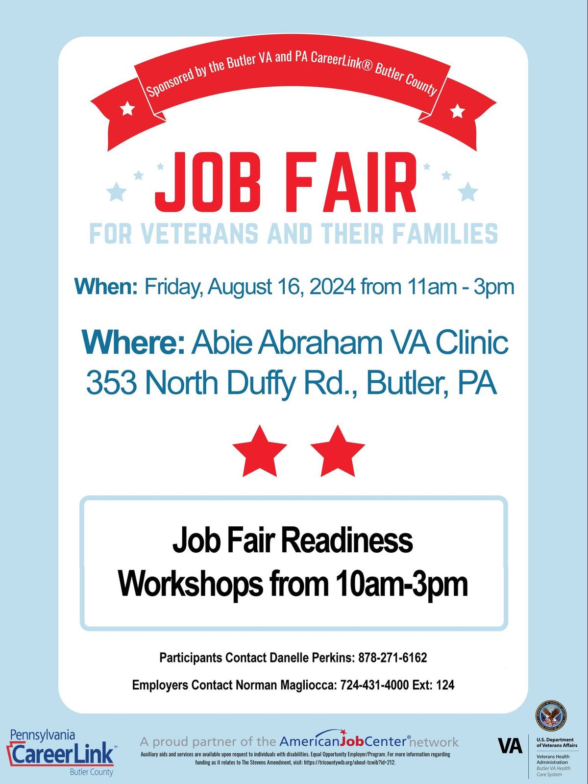 Job Fair for Veterans and their families