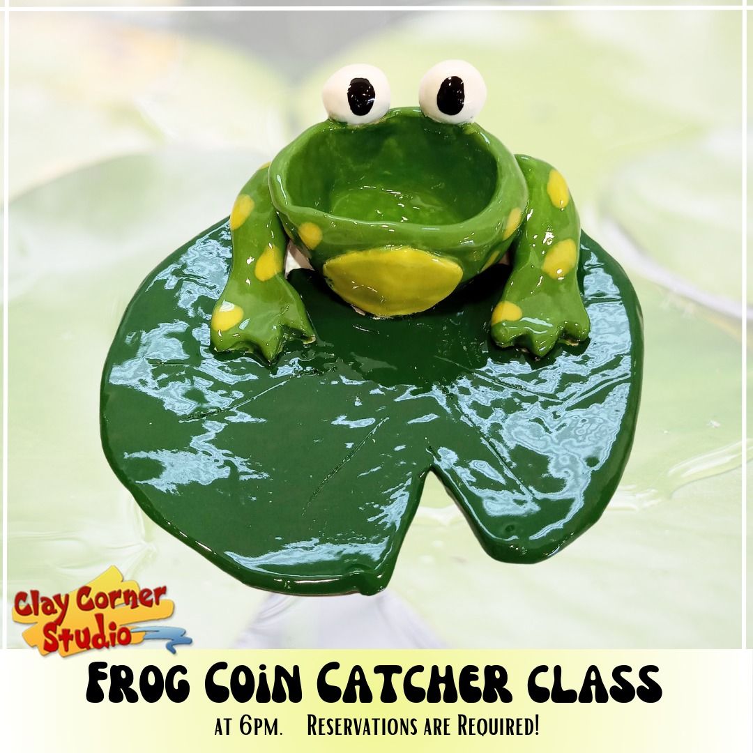 Frog on Lily Pad Clay Class
