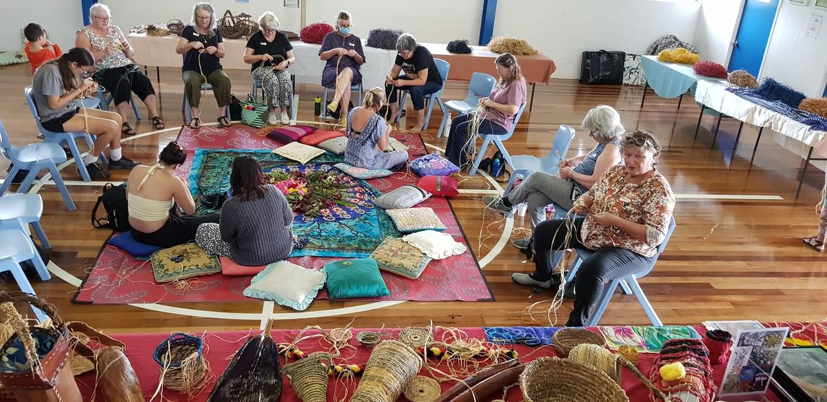 Traditional Aboriginal Basket Weaving with Aunty Debbs