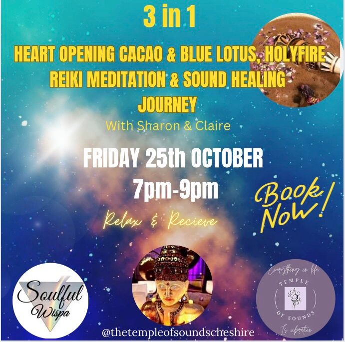 3in1 Cacao\/Holyfire Reiki & Sound Bath