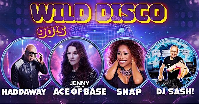 JENNY from ACE OF BASE, HADDAWAY, SNAP, DJ SASH! - Live in New York!
