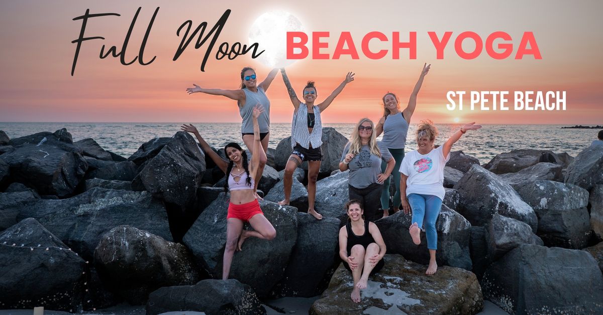 Full Moon Beach Yoga Circle \ud83c\udf15 Dec 15th