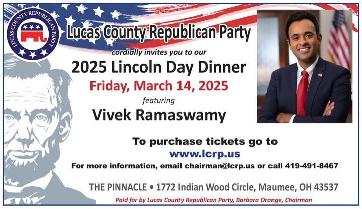 2025 Lincoln Day Dinner , The Pinnacle, Maumee, 14 March 2025