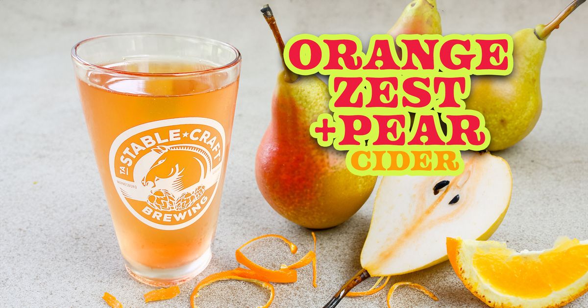 Love FRIDAY: Orange Zest w\/ Pear Cider