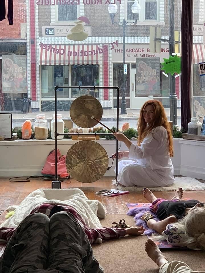 Gong Bath Sound Journey Celebrating International Peace Day, Sunnyacres Preserve in Westerly, RI
