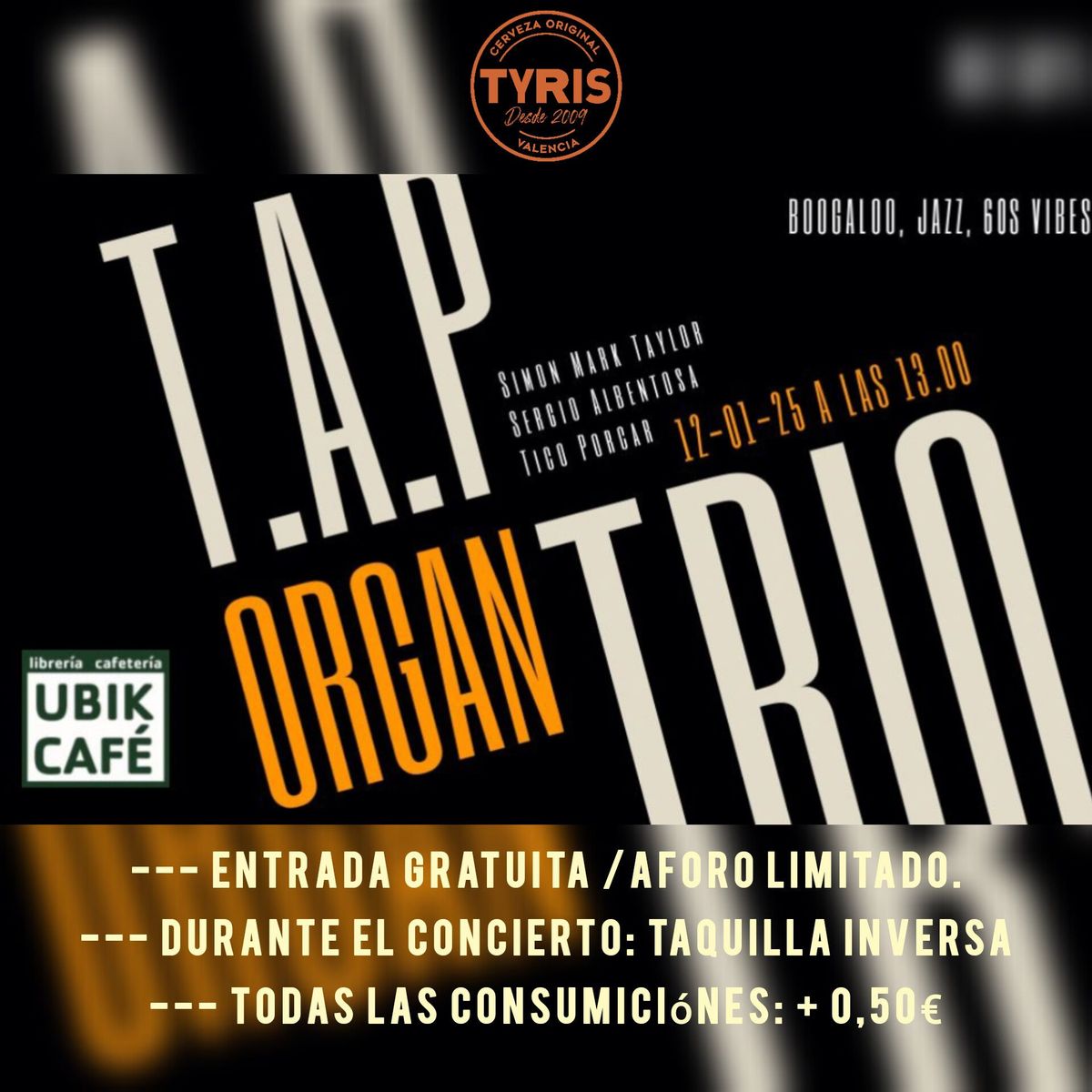 T.A.P Organ Trio.