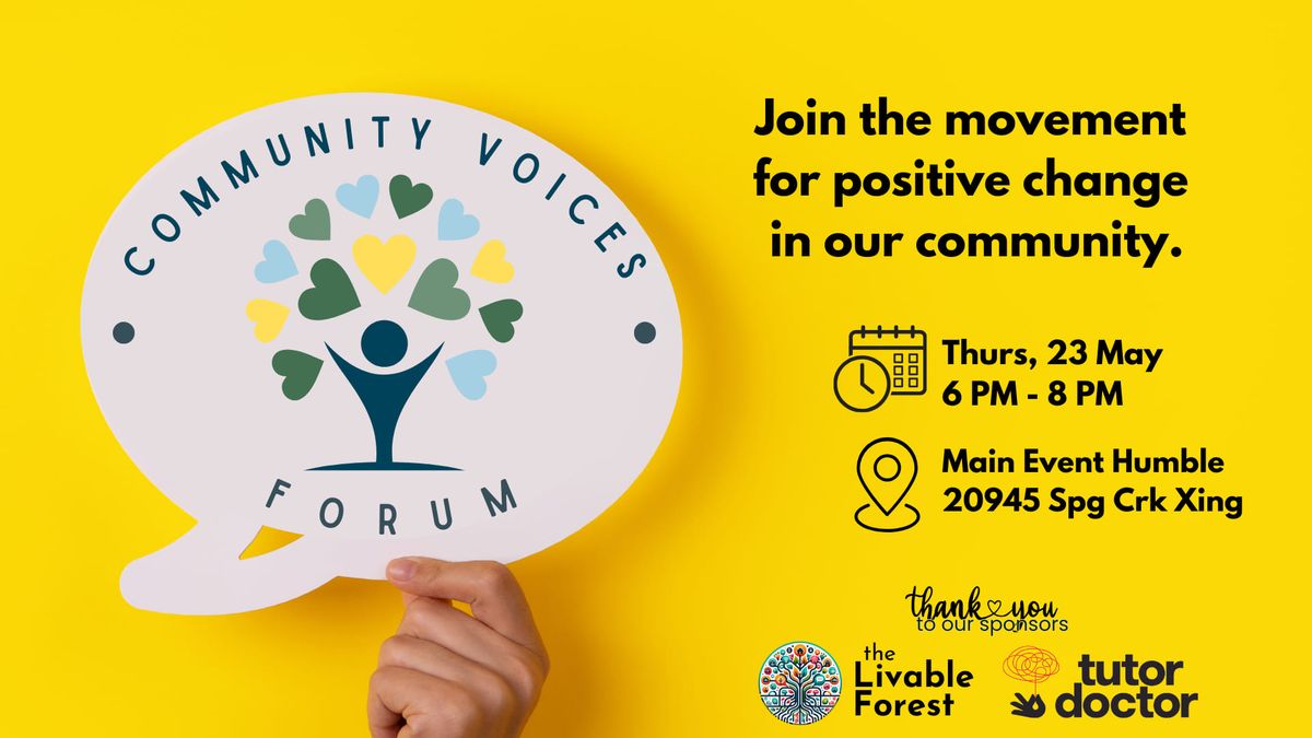 Community Voices Forum