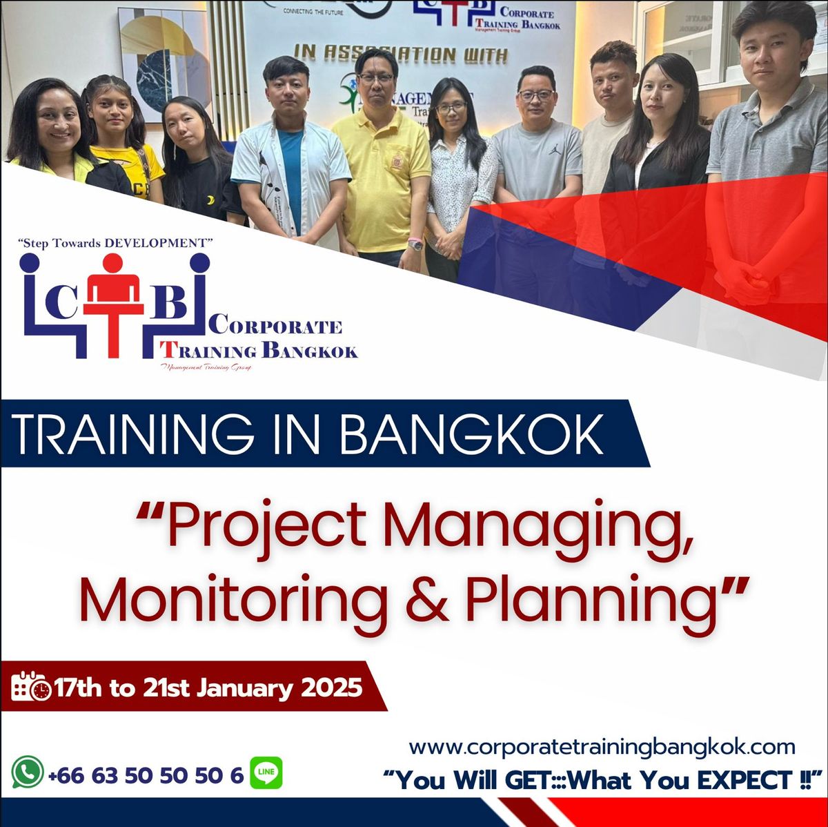 Project Managing,Monitoring & Planning Training in Bangkok