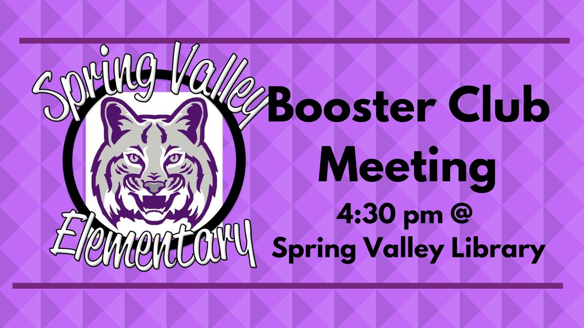 Booster Club Meeting