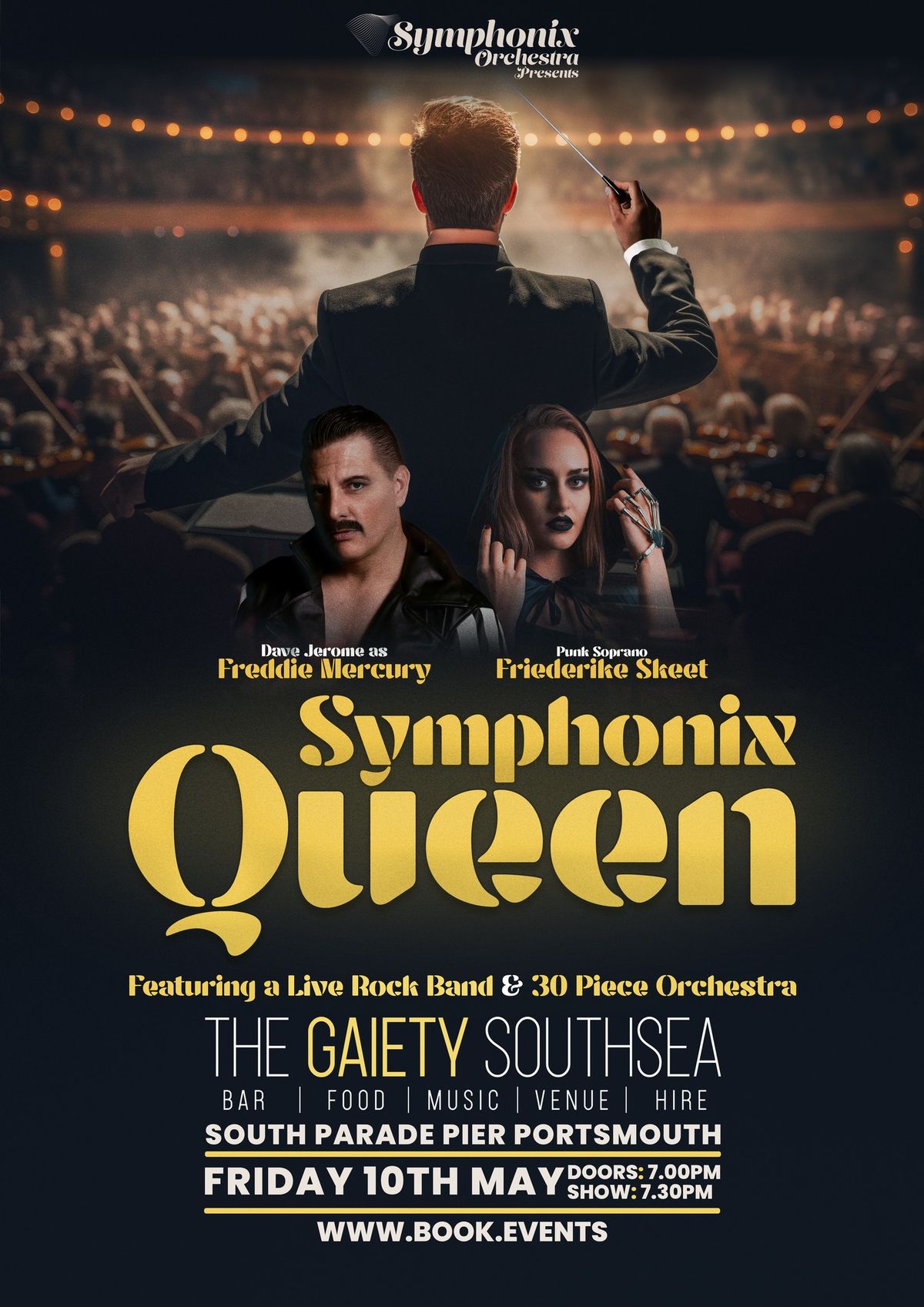 Symphonix Orchestra presents Symphonix Queen at The Gaiety, Southsea.