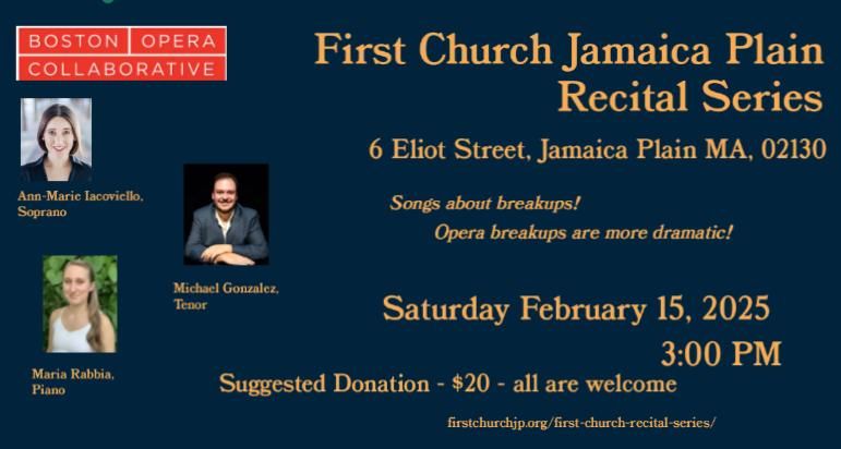 First Church Recital Series - Boston Opera Collaborative