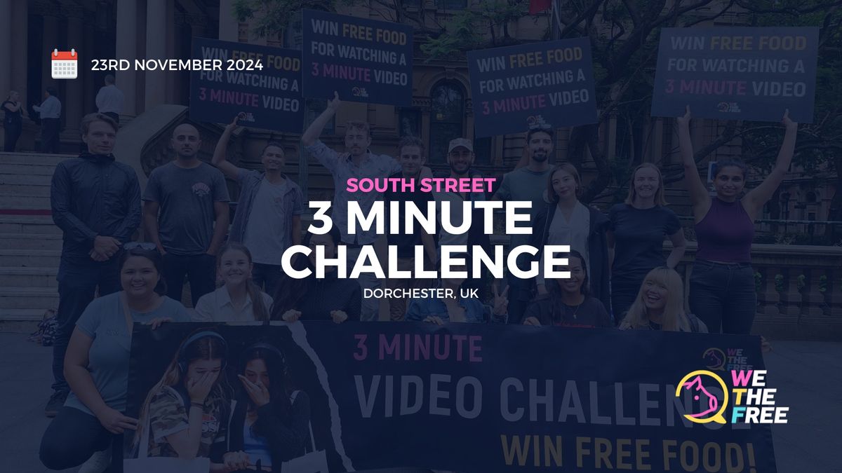 WTF 3 Minute Movie Challenge | Dorchester, UK | 23rd November 2024