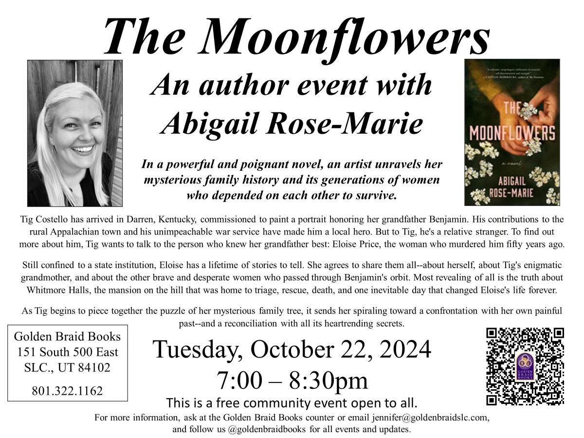 The Moonflowers: An author event with Abigail Rose-Marie